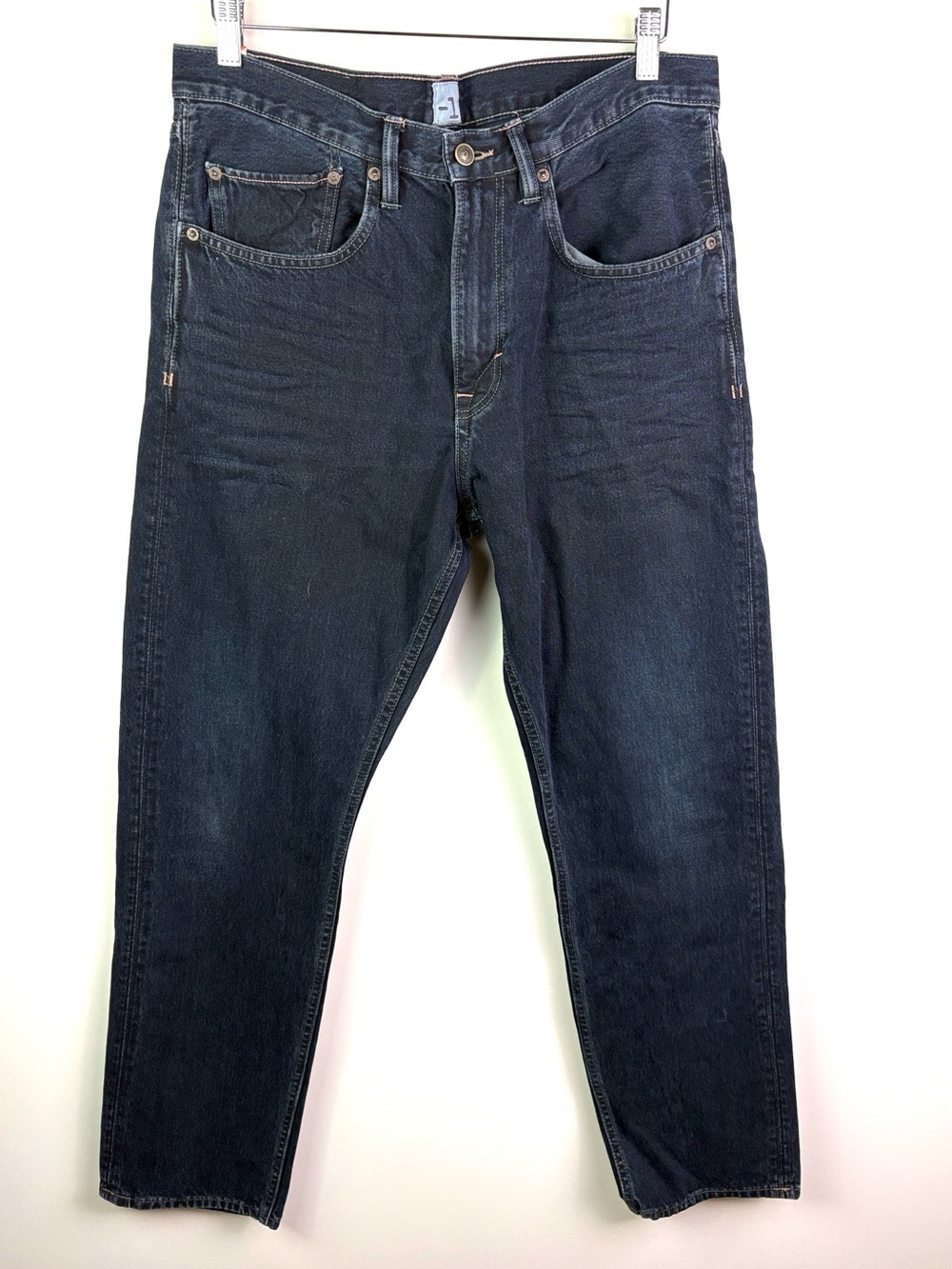 NWT Minus One Classic Men's Dark Wash Jeans size 33x32